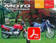 PDF REVUE MOTO TECHNIQUE RMT 98 MANUEL RÉPARATION KAWASAKI KDX 125 HONDA CB 500
