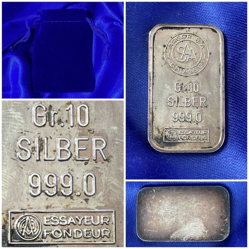 Lingot argent pur argor suisse - lingot,