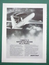 11/1982 PUB AVION BOEING AWACS