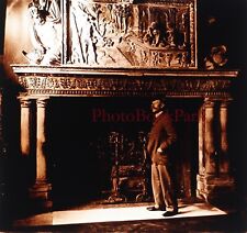 PARIS Museum of Cluny Fireplace Guardian c1910 Photo Vintage Stereo Glass Plate n2