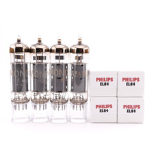 Four Excellent PHILIPS 6BQ5 Tubes rX4 GM%: 85 88 88 90 AMPLITREX