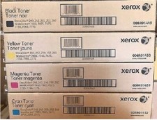 4 X Toner Original XEROX DocuColor 240 242 250 252 260 / 006R01449 - 006R01452