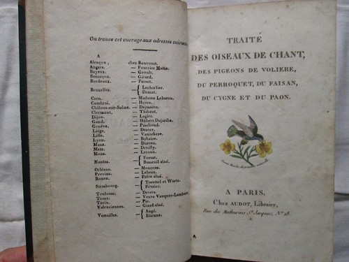 Traite des oiseaux chant - des,