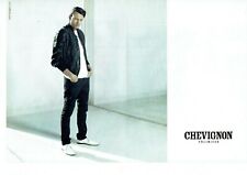 2009 Advertising 1220 Chevignon Unlimited Mens Leather Jacket Advertising Fashion 2d