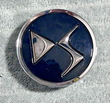 CENTRE DE ROUE JANTES ALU CACHE LOGO   DS  60MM 9804346577 NOIR BLACK