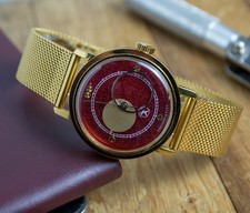 Homme Vintage Montre Raketa Copernic Poignet Montre ♥ Russie Rare Révisé
