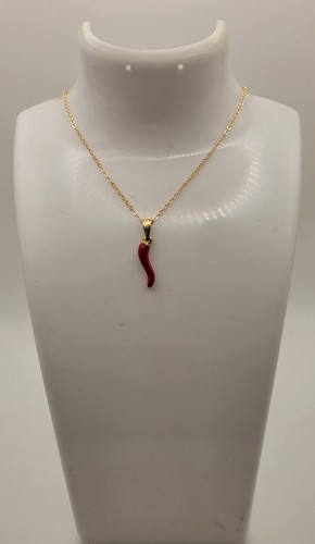Collier piment rouge - collier, –