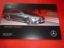 2017 MERCEDES C257 CLS Coupe CLS 350d CLS 400d CLS 450 4MATIC Price List