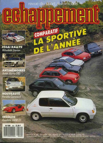 Echappement 242 1988 - n°242, 12/1988
