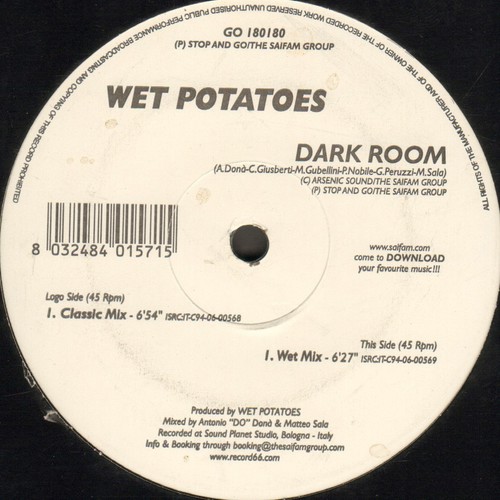 Wet potatoes dark room - wet,