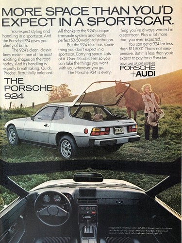 Vintage 1978 porsche 924 - vintage,