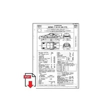 1977 Ferrari 308 GTS homologation certificate (Certificato di omologazione) PDF