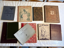 Lot de 10 anciens livres de