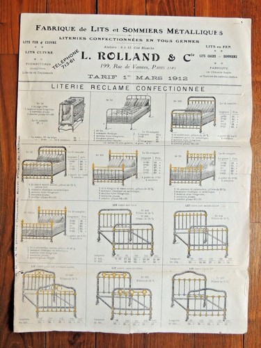 Ancienne publicité rolland - publicité, l.rolland