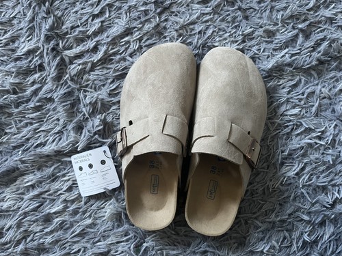Mule birkenstock boston taupe