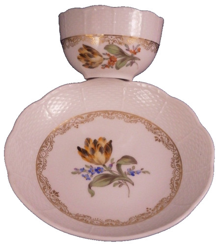 Meissen porcelain tulip - porcelain,