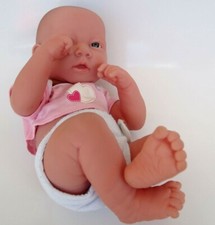 Berenguer Newborn  Baby Doll Lifelike Reborn Vinyl Nude JC Toys Blue Eyes
