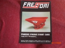 FRESSORI FERTILIZER SPREADER ADVERTISING PROSPECTUS MODEL R 1