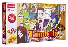 Tambola 2 IN 1 Complet Famille Divertissement Jeu Réutilisable Tickets 2-3