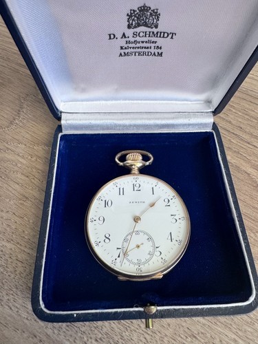 Zenith montre gousset 14k - zenith,