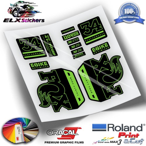Autocollants fourche fox 34 - autocollants,