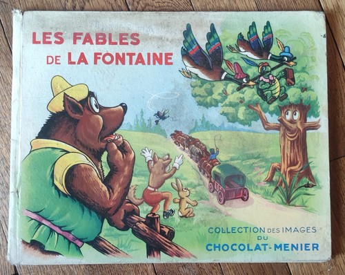 Ancien livre album les fables - ancien,