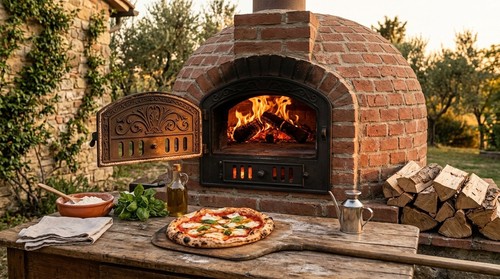 élément four pizza - four, À