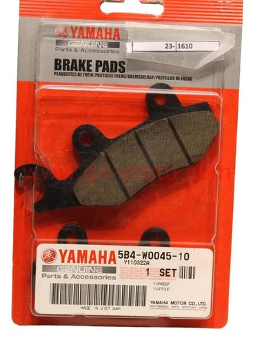 Jeu plaquettes avant yamaha - de,