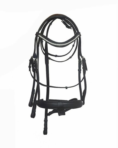 Bride cheval cuir avec - en,