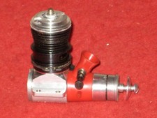 EX VINTAGE COX MEDALLION 09 with R/C THROTTLE RING GLOW MODEL AIRPLANE ENGINE