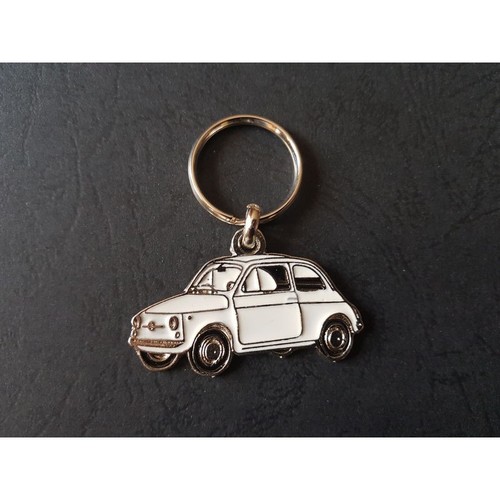 Porte clés profil fiat 500 - porte-clés,