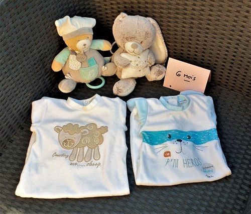 Lot pyjamas grenouillères - 2, /