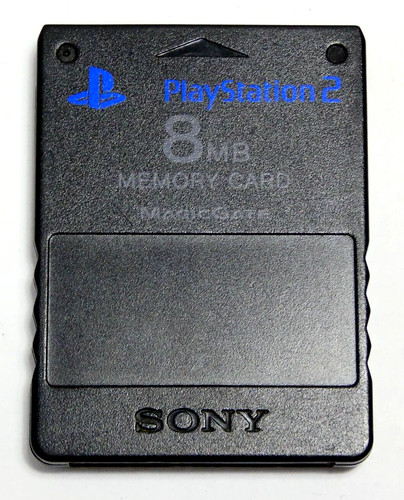 Carte memoire ps2 noire mb - memoire,