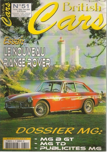 British cars 1952 - 51, mgb