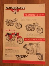 Affiche publicité motobécane