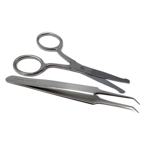 Salon mini scissors angled - scissors,