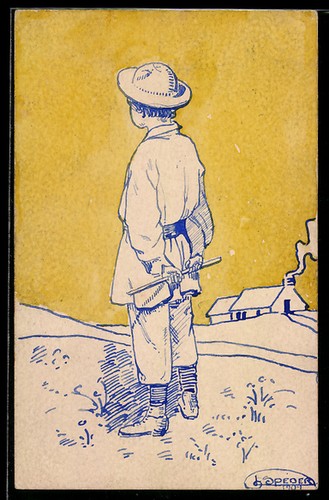 Carte postale artiste peinte - postale, d'artiste