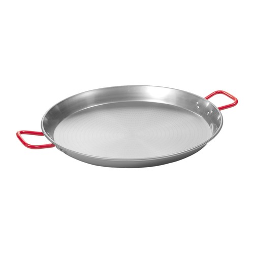 Poêle paella acier poli - acier,