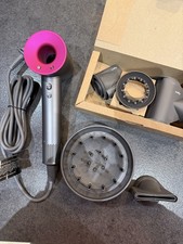 Dyson Supersonic 1600W Sèche-Cheveux - Gris/Fuchsia