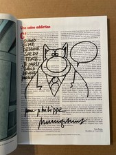 Philippe Geluck - Dédicace dans Blake et Mortimer - TBE