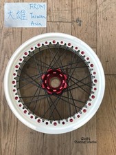 MV Agusta Brutale Dragster dedicated White Rear Wire Wheel Rim