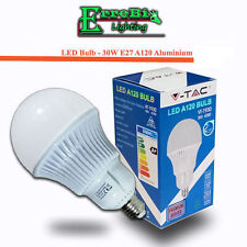 LAMPE AMPOULE LED BULB 30W E27 A120 4500K° 6000K° EN ALUMINIUM V-TAC QUALITÉ