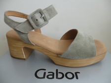 Gabor Sandales Cuir Vert
