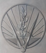 Compagnon Du Devoir Blacksmith Anvil Compass Laurier Freemasonry Freemason