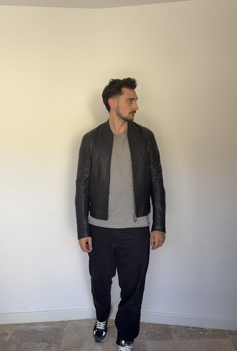 Veste cuir dsquared2 - cuir,