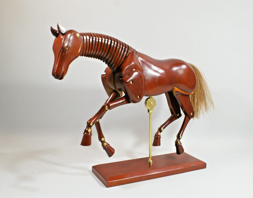 Cheval articule bois - cheval, en