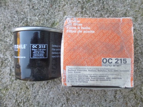Filtre huile mahle 215 - filtre,