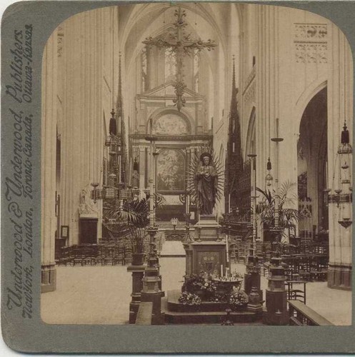 Cathedral interior gothic - cathedral,