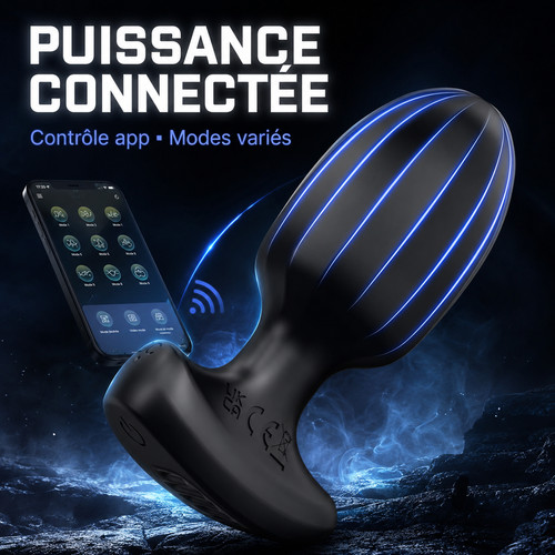 Plug anal vibrant - plug, bluetooth