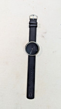 Rosendahl Picto 43370-0312 Black Dial & Silicone Strap Wristwatch Danish Design